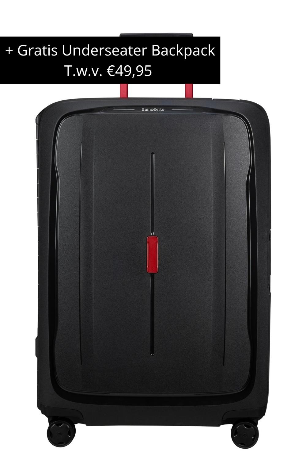 Samsonite Essens Spinners grijs en rood