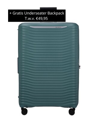 SAMSONITE Samsonite Upscape Spinner 81cm Northern Blue/Orange