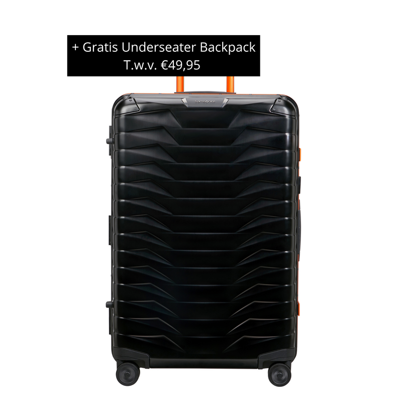 SAMSONITE Proxis Alu Spinner 76/29 cm. Graphite/Apricot