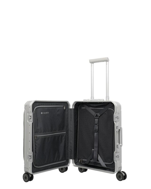 TRAVELITE Next 4 Wheel S Frontpocket Zilver
