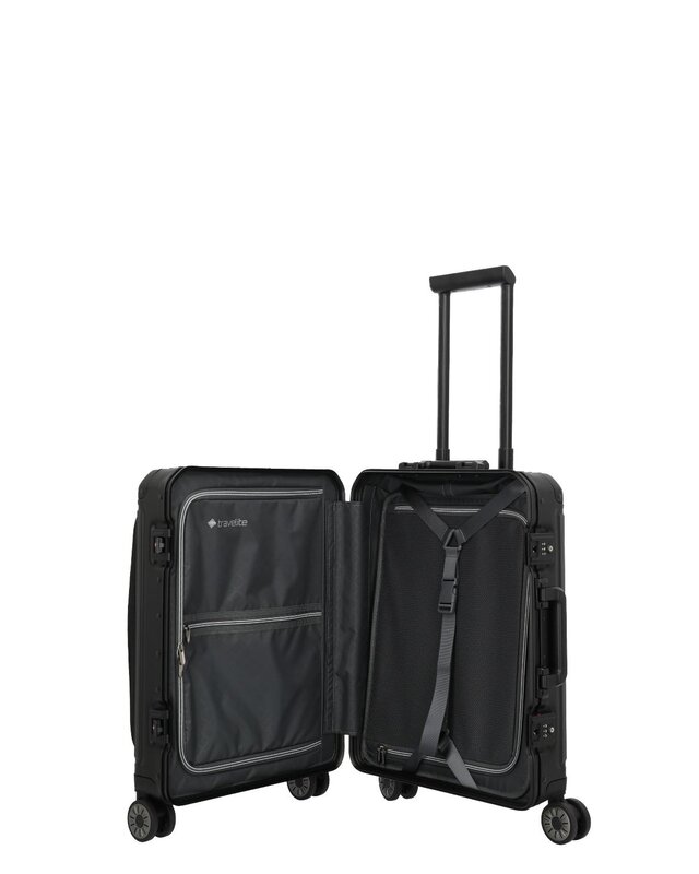 TRAVELITE Next 4 Wheel S Frontpocket Black