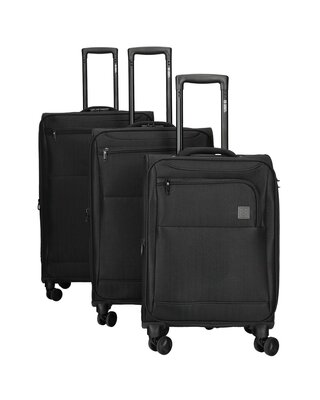 ENRICO BENETTI Oakville 3-delige Kofferset Black