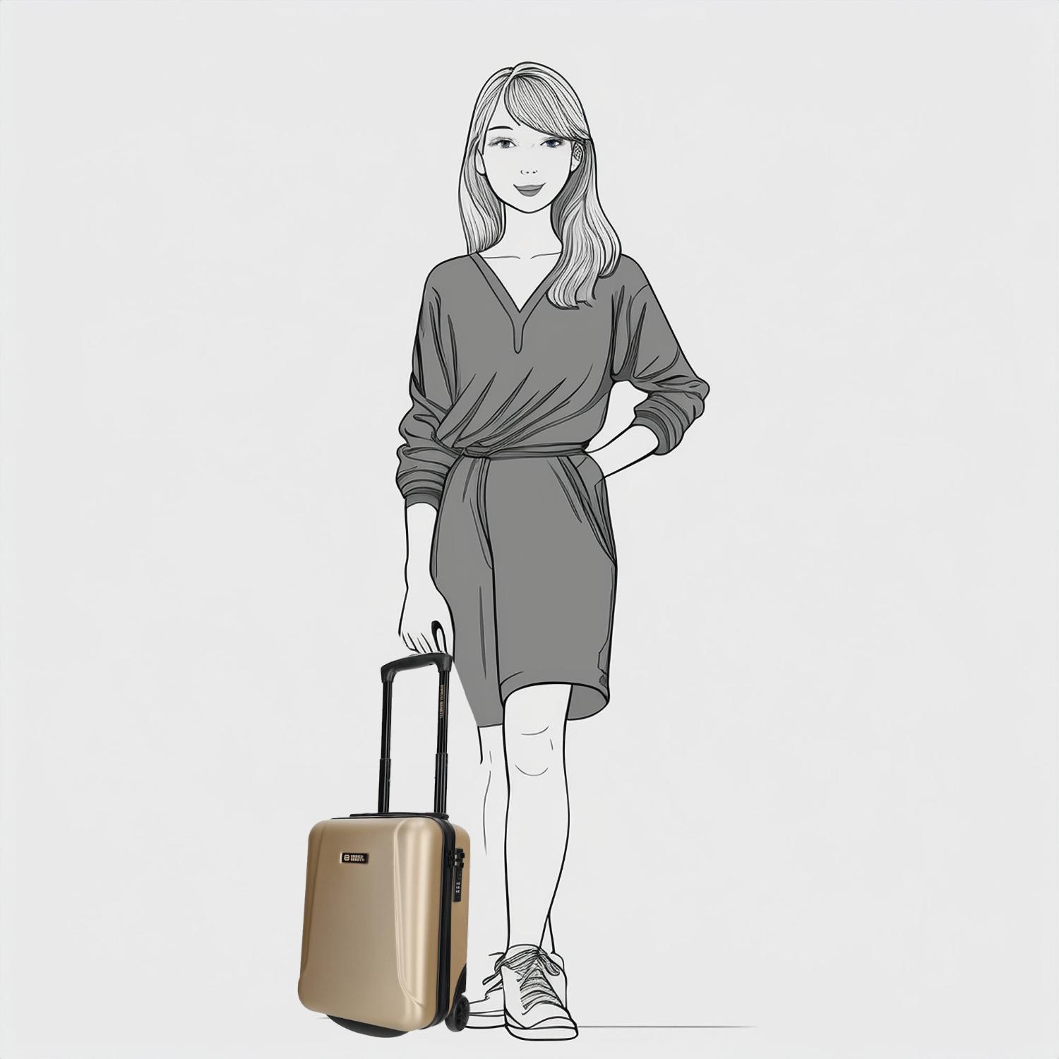 ENRICO BENETTI Edmonton underseater 40 cm Champagne