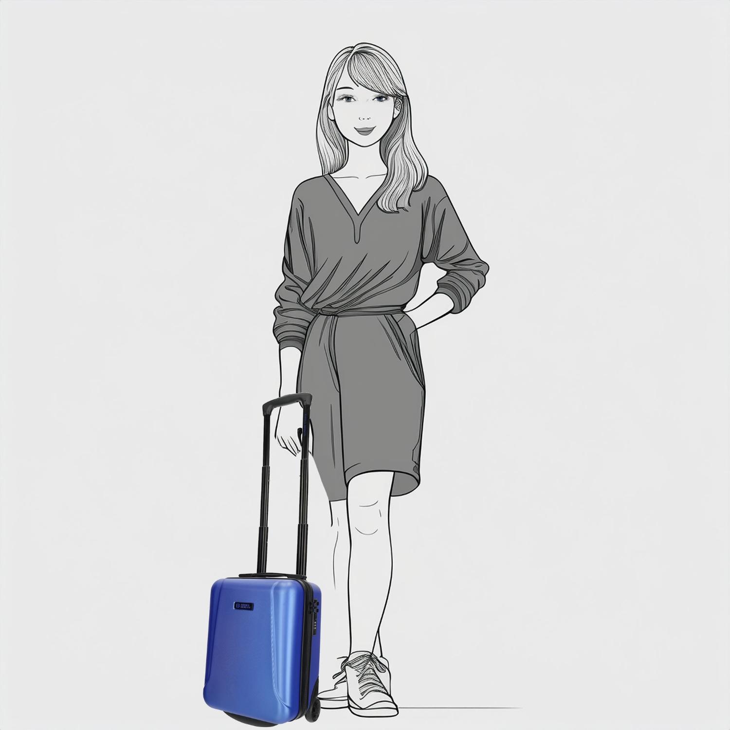 ENRICO BENETTI Edmonton underseater 40 cm STAAL BLAUW