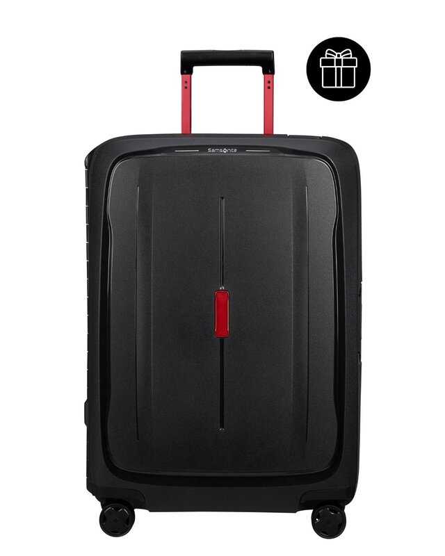 SAMSONITE Samsonite Essens Trolley 69cm Charcoal/Red