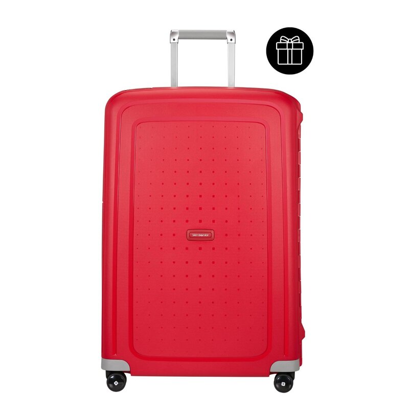 SAMSONITE Samsonite S'cure Spinner 75cm CRIMSON RED