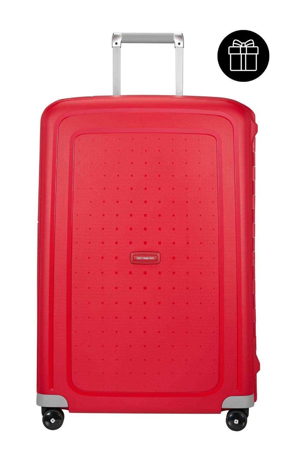 Samsonite S'cure Spinner 75cm CRIMSON RED