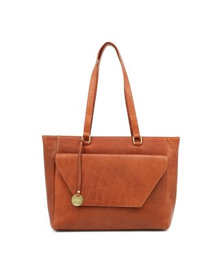 MOSZ MOSZ DENISE WORKBAG 15.6'' COGNAC