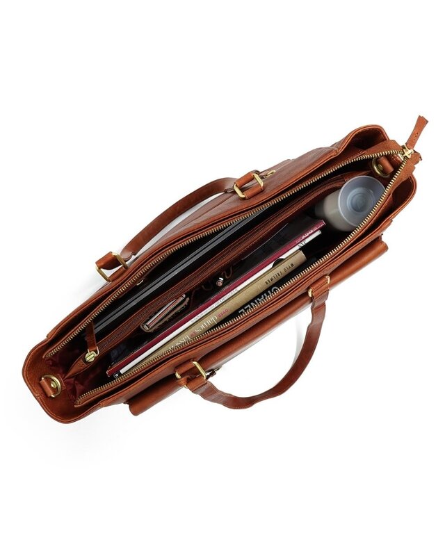 MOSZ Mosz Denise Workbag 15.6 inch COGNAC