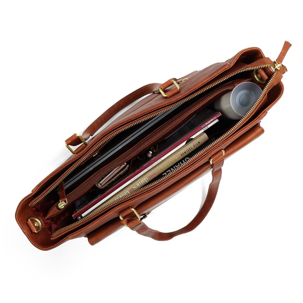 MOSZ Mosz Denise Workbag 15.6'' Cognac
