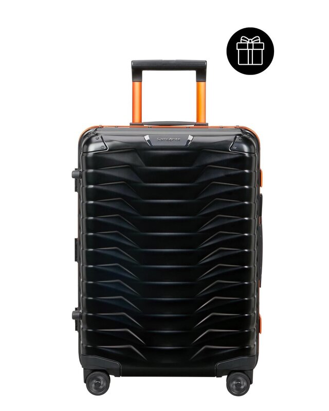 SAMSONITE Proxis Alu Spinner 55/20cm Graphite/Apricot