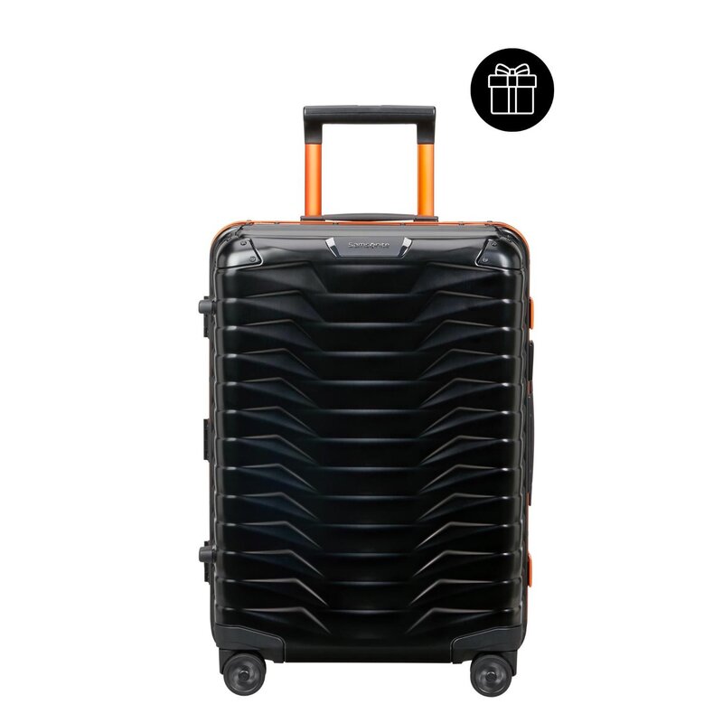 SAMSONITE Proxis Alu Spinner 55/20cm Graphite/Apricot