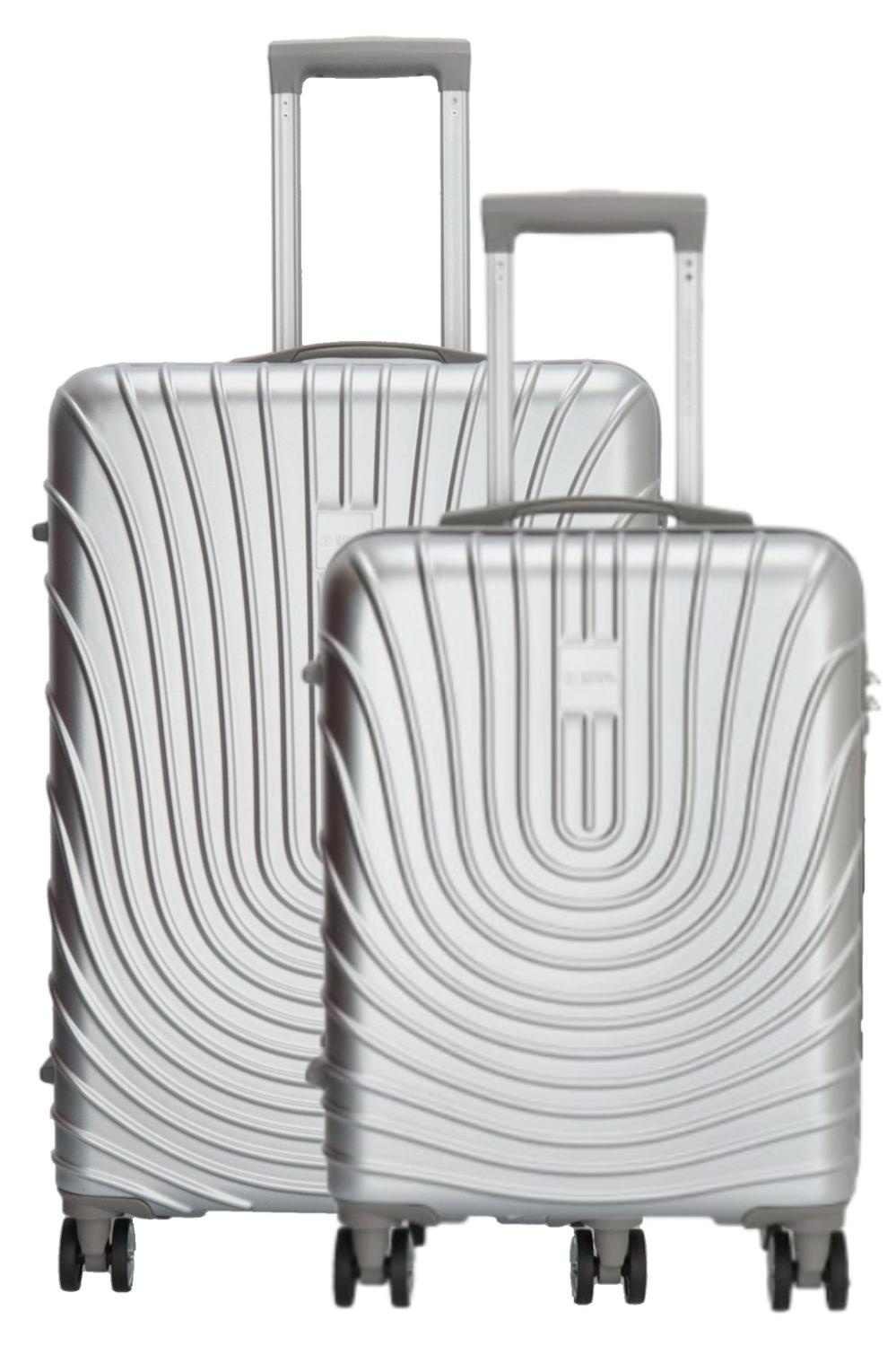 ENRICO BENETTI Calgary Kofferset 55+70 cm Zilver