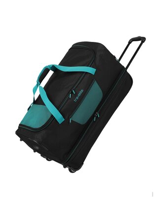 TRAVELITE Basics Fresh Wheeled duffle L Black/Petrol