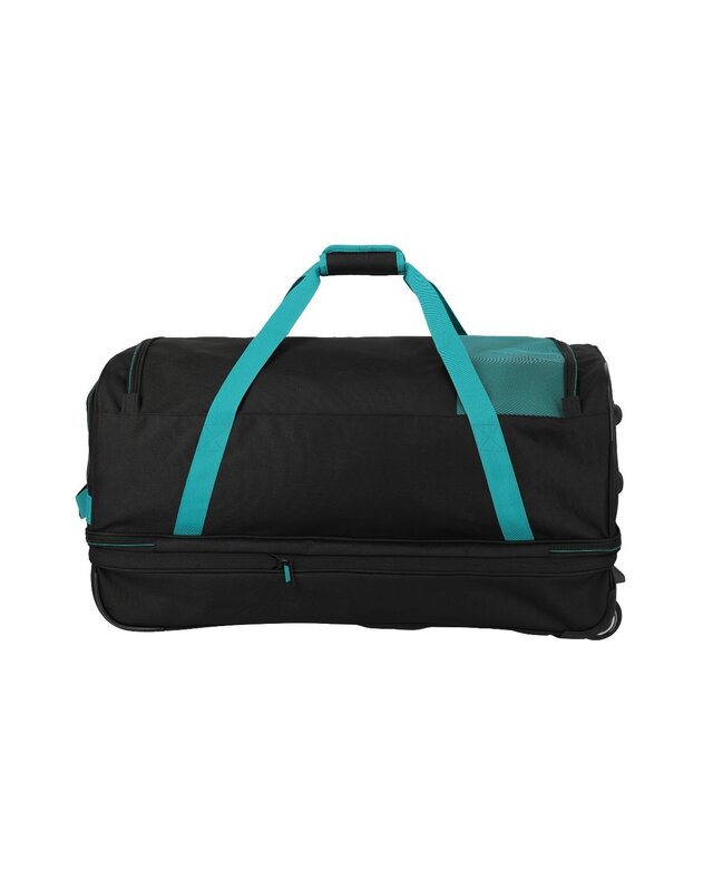 TRAVELITE Basics Fresh Wheeled duffle L Black/Petrol