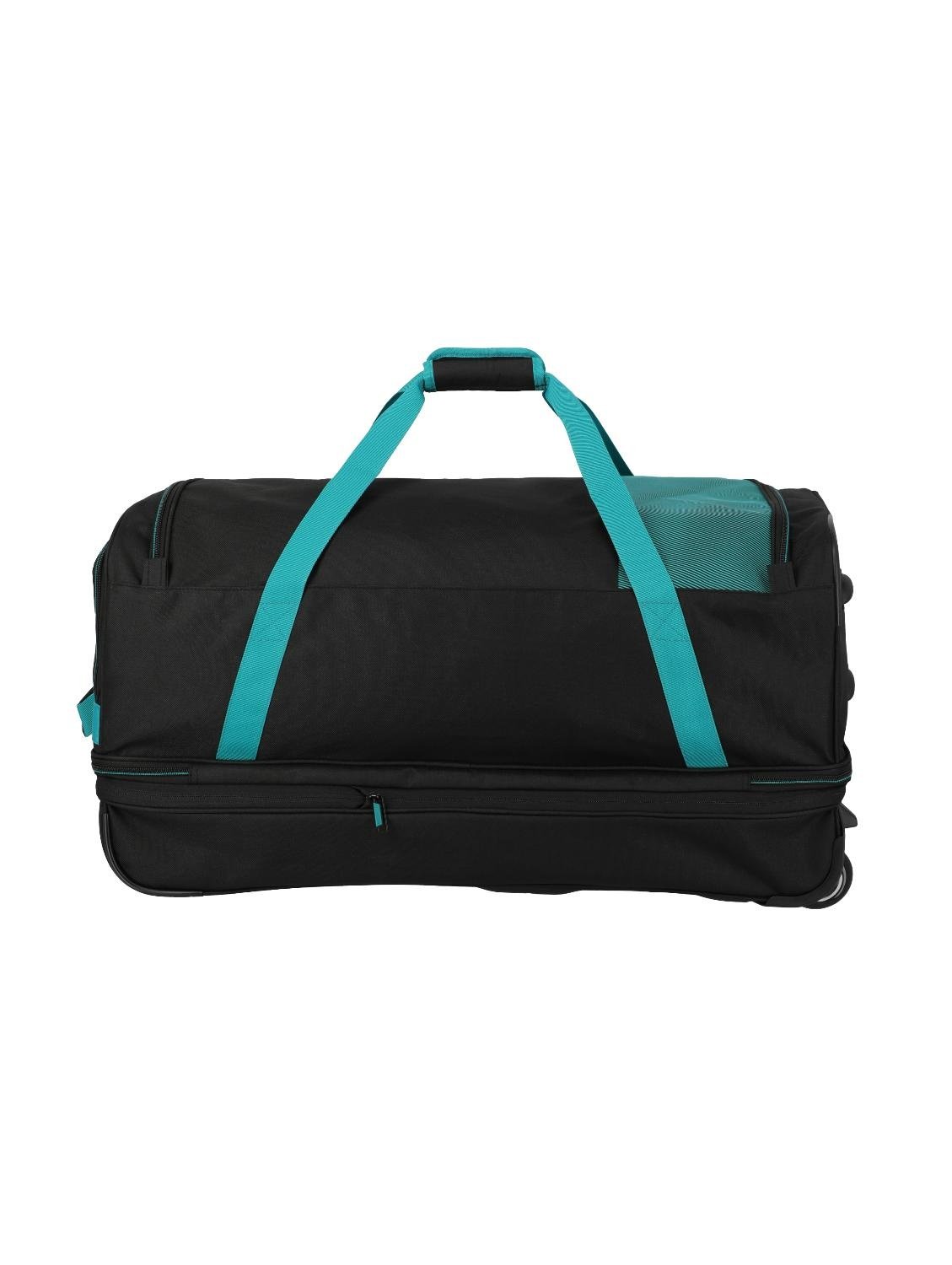 TRAVELITE Basics Fresh Wheeled duffle L Black/Petrol