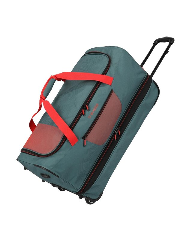 TRAVELITE Basics Fresh Wheeled duffle L Green/Orange