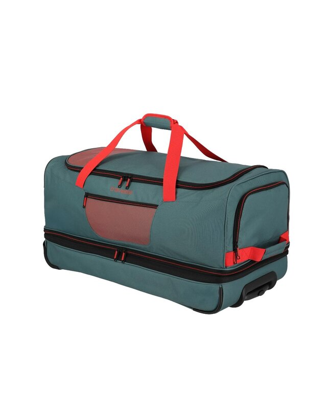 TRAVELITE Basics Fresh Wheeled duffle L Green/Orange