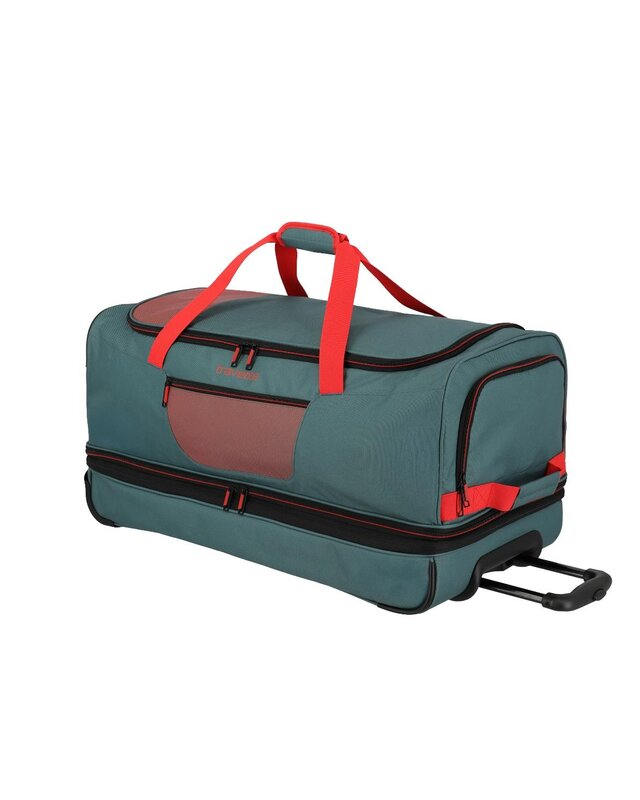 TRAVELITE Basics Fresh Wheeled duffle L Green/Orange
