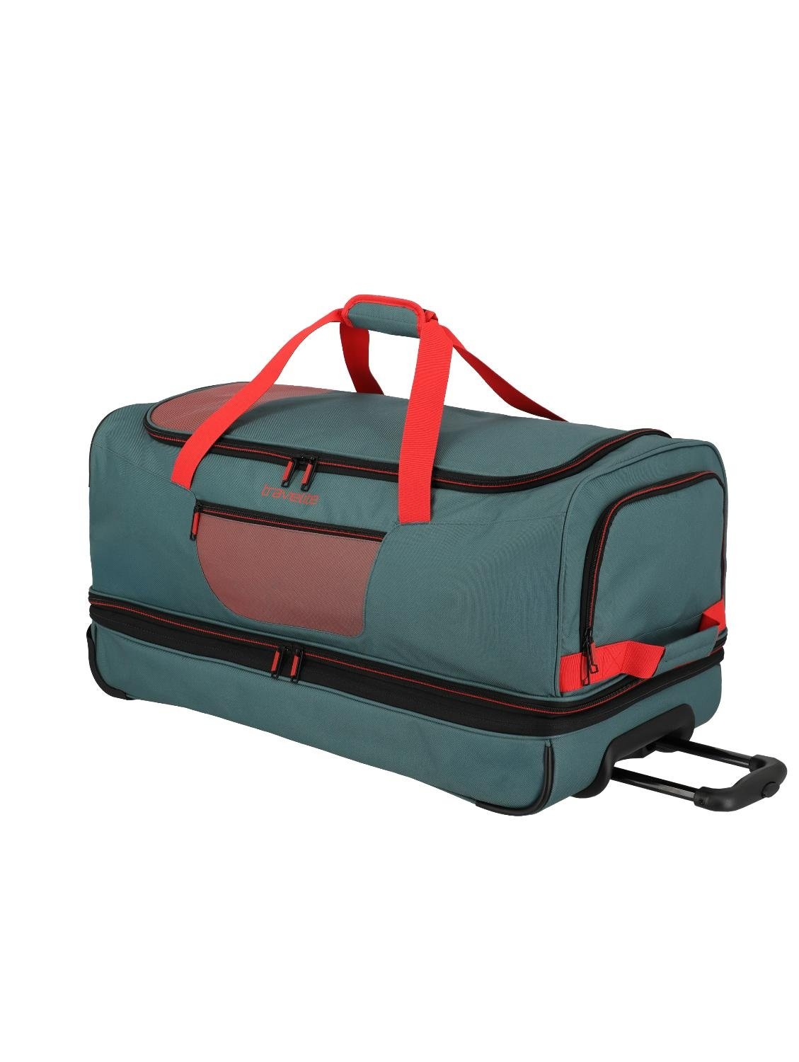 TRAVELITE Basics Fresh Wheeled duffle L Green/Orange