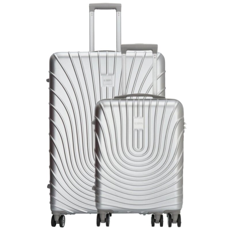 ENRICO BENETTI Calgary Kofferset 55+80cm Zilver