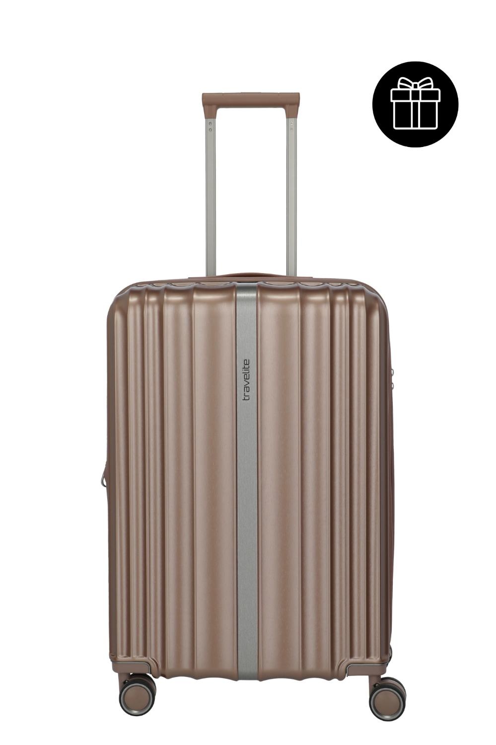 Travelite Paros 4w Trolley M Cappuccino