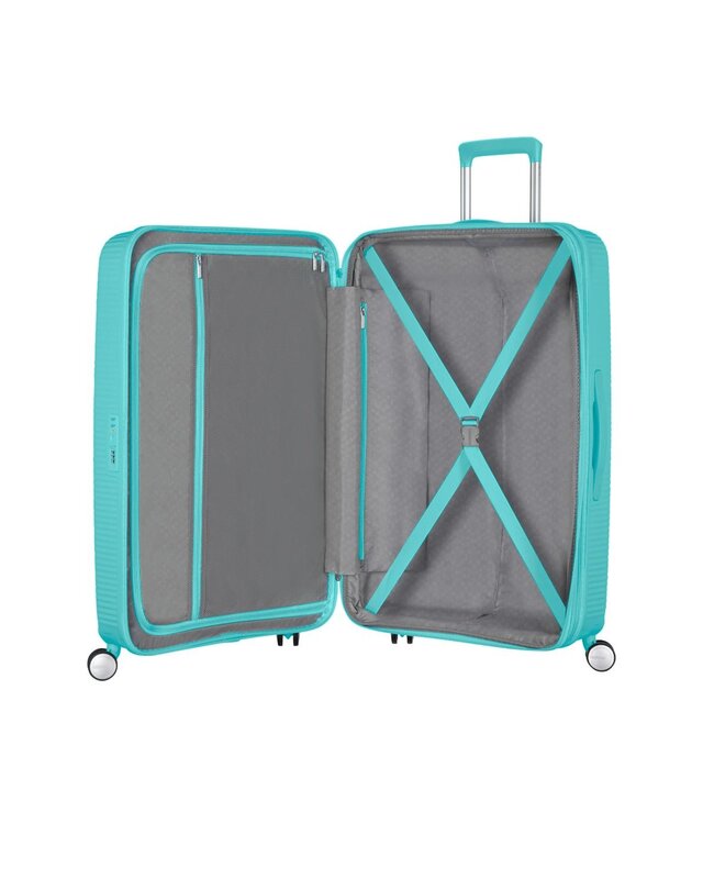 AMERICAN TOURISTER Soundbox 77cm Spinner TSA EXP POOLSIDE BLUE