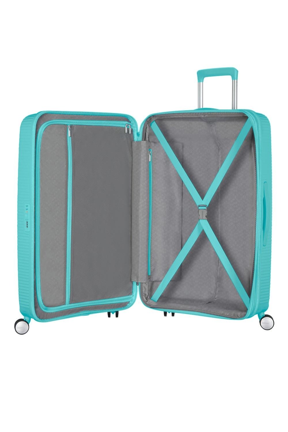 AMERICAN TOURISTER Soundbox 77cm Spinner TSA EXP POOLSIDE BLUE