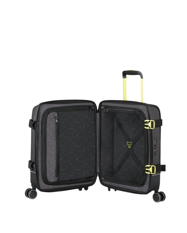 AMERICAN TOURISTER Urban Track Spinner S Coated BLACK/LIME