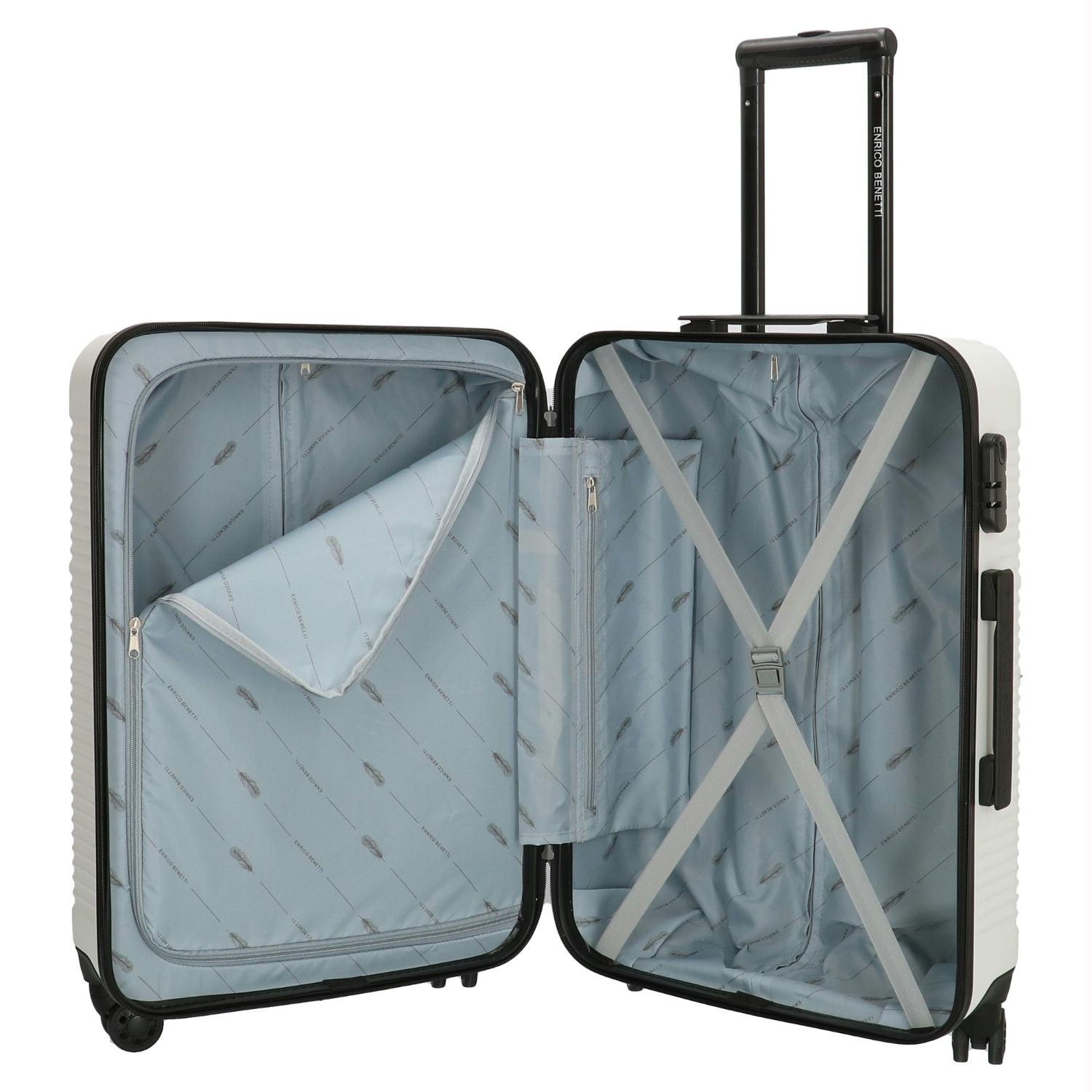 ENRICO BENETTI Louisville Medium koffer 65cm WIT
