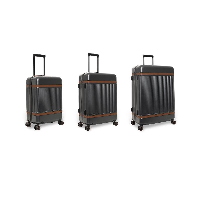 The Chesterfieldbags Zuna 3-delige Kofferset GRAPHITE