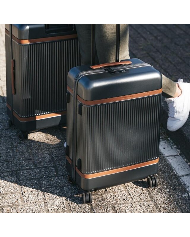 The Chesterfieldbags Zuna 3-delige Kofferset GRAPHITE