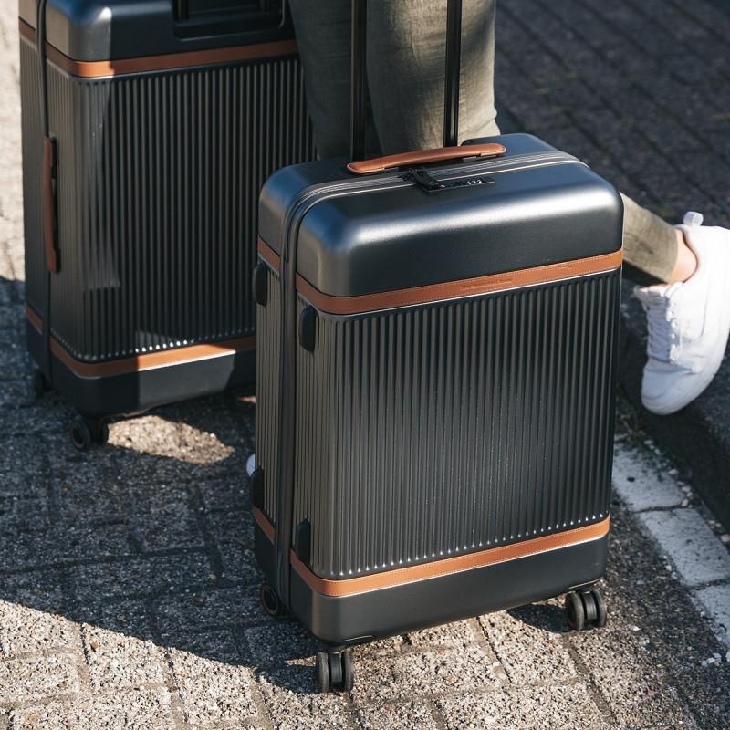 The Chesterfieldbags Zuna 3-delige Kofferset GRAPHITE