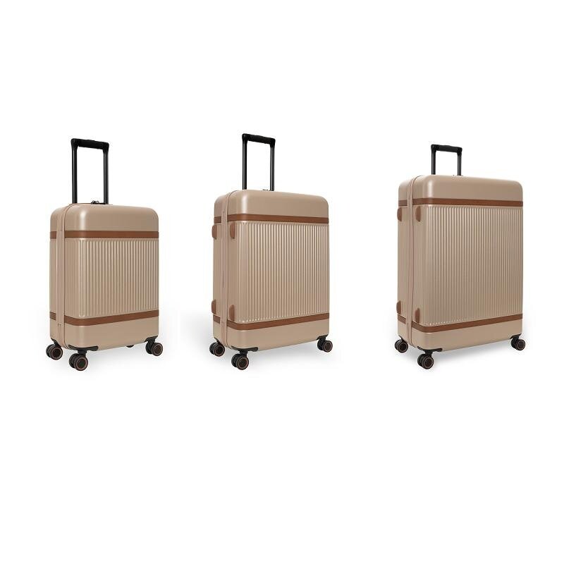 The Chesterfieldbags Zuna 3-delige Kofferset Champagne
