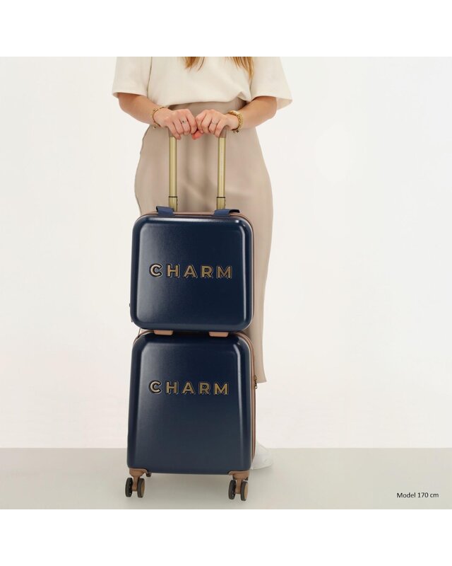 Charm London London Capetown Beautycase BLAUW