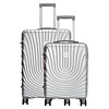 Calgary Kofferset 55+71,5 cm Zilver