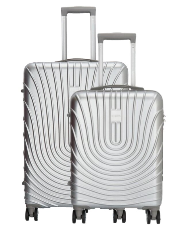 ENRICO BENETTI Calgary Kofferset 55+71,5 cm Zilver