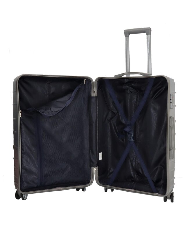 ENRICO BENETTI Calgary Kofferset 55+70 cm Zilver