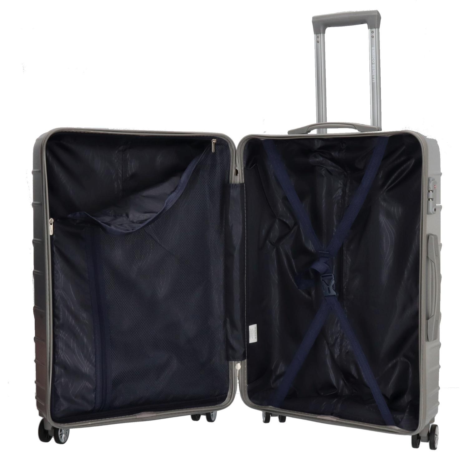 ENRICO BENETTI Calgary Kofferset 55+70 cm Zilver