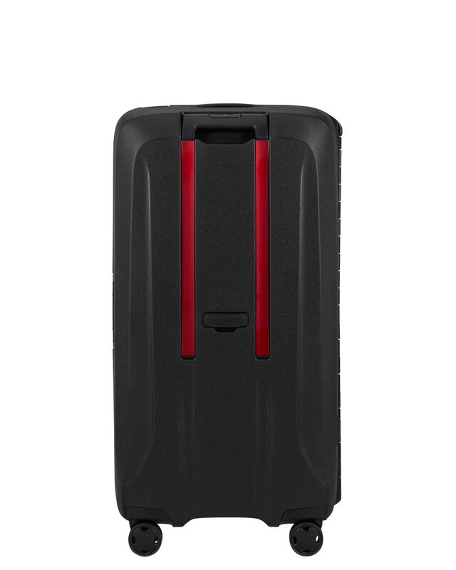 SAMSONITE Essens Spinner Trunk 80/30 cm Charcoal/Red