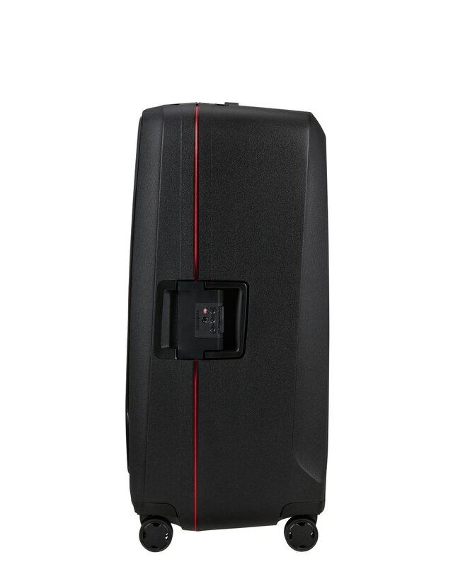 SAMSONITE Essens Spinner Trunk 80/30 cm Charcoal/Red
