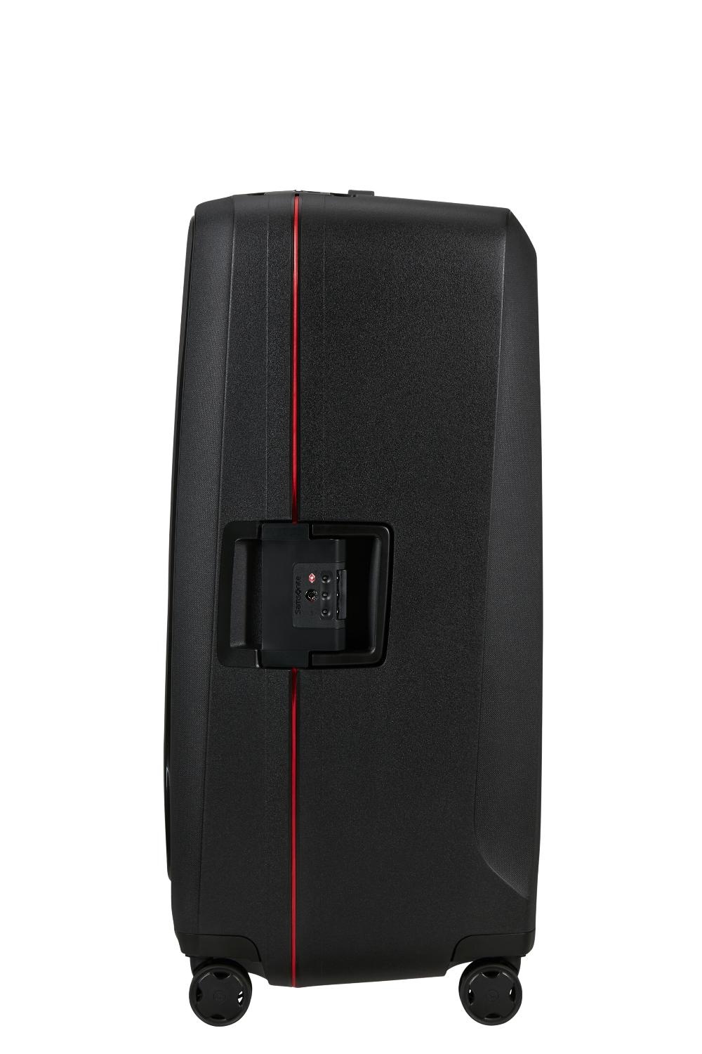 SAMSONITE Essens Spinner Trunk 80/30 cm Charcoal/Red