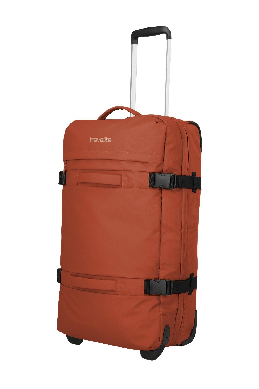 Bolonia Wheeled Duffle L Orange