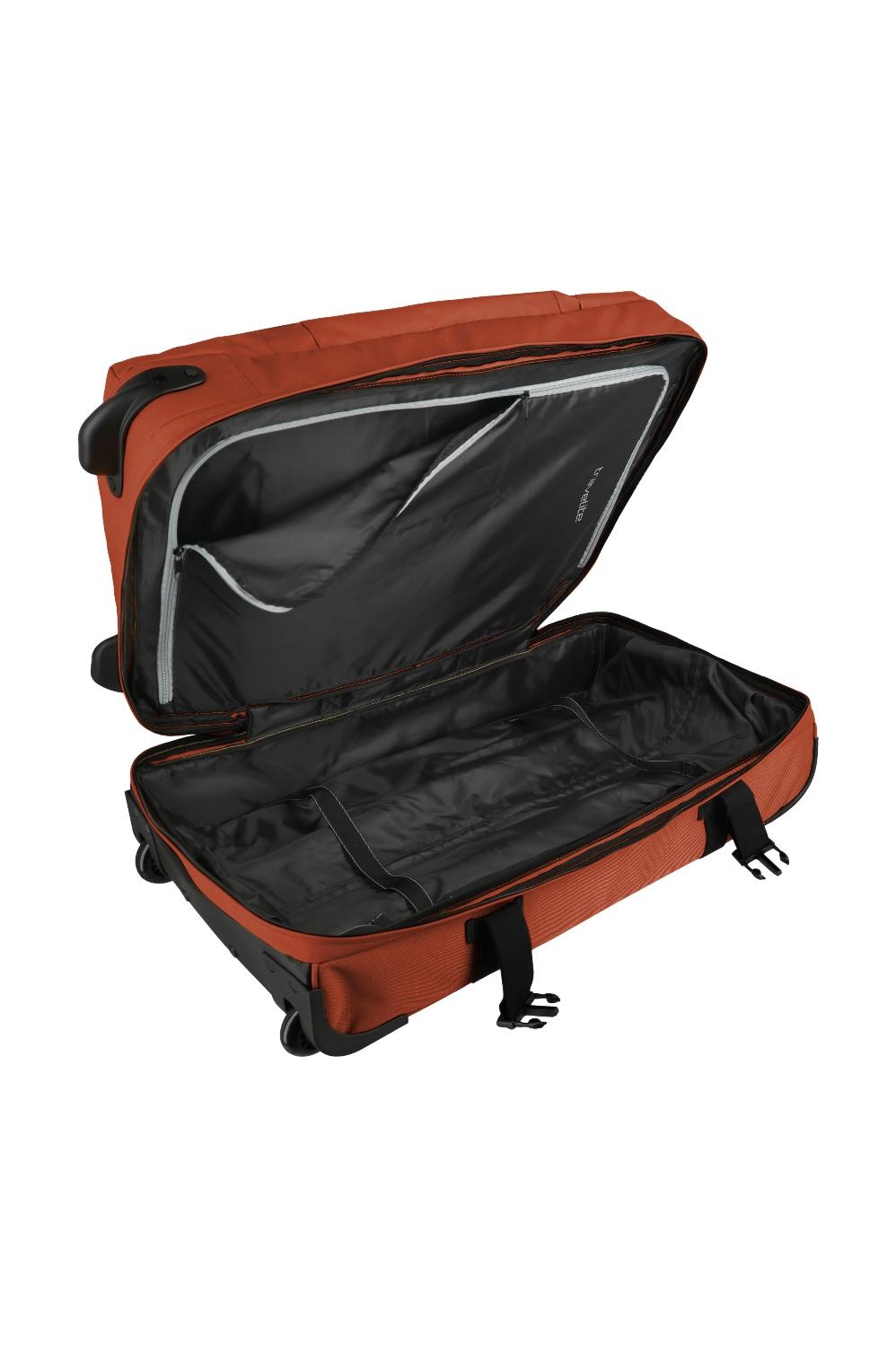 TRAVELITE Bolonia Wheeled Duffle L Orange