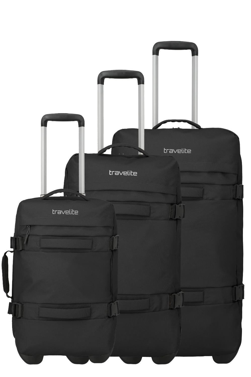 Bolonia Wheeled Duffle L/M/S Black
