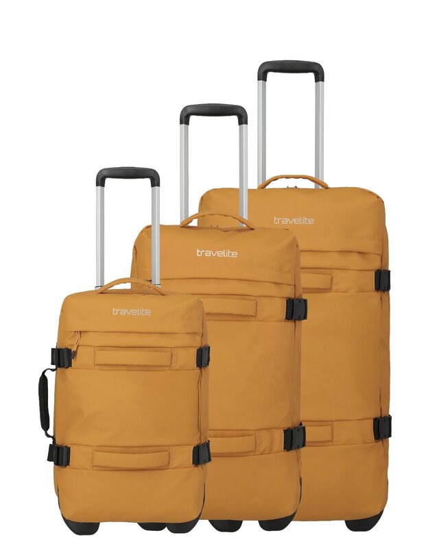 TRAVELITE Bolonia Wheeled Duffle L/M/S YELLOW