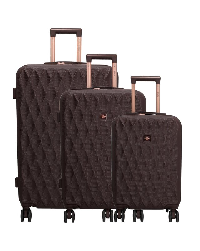 Charm London Charm London Honey 3-delig set Dark Brown