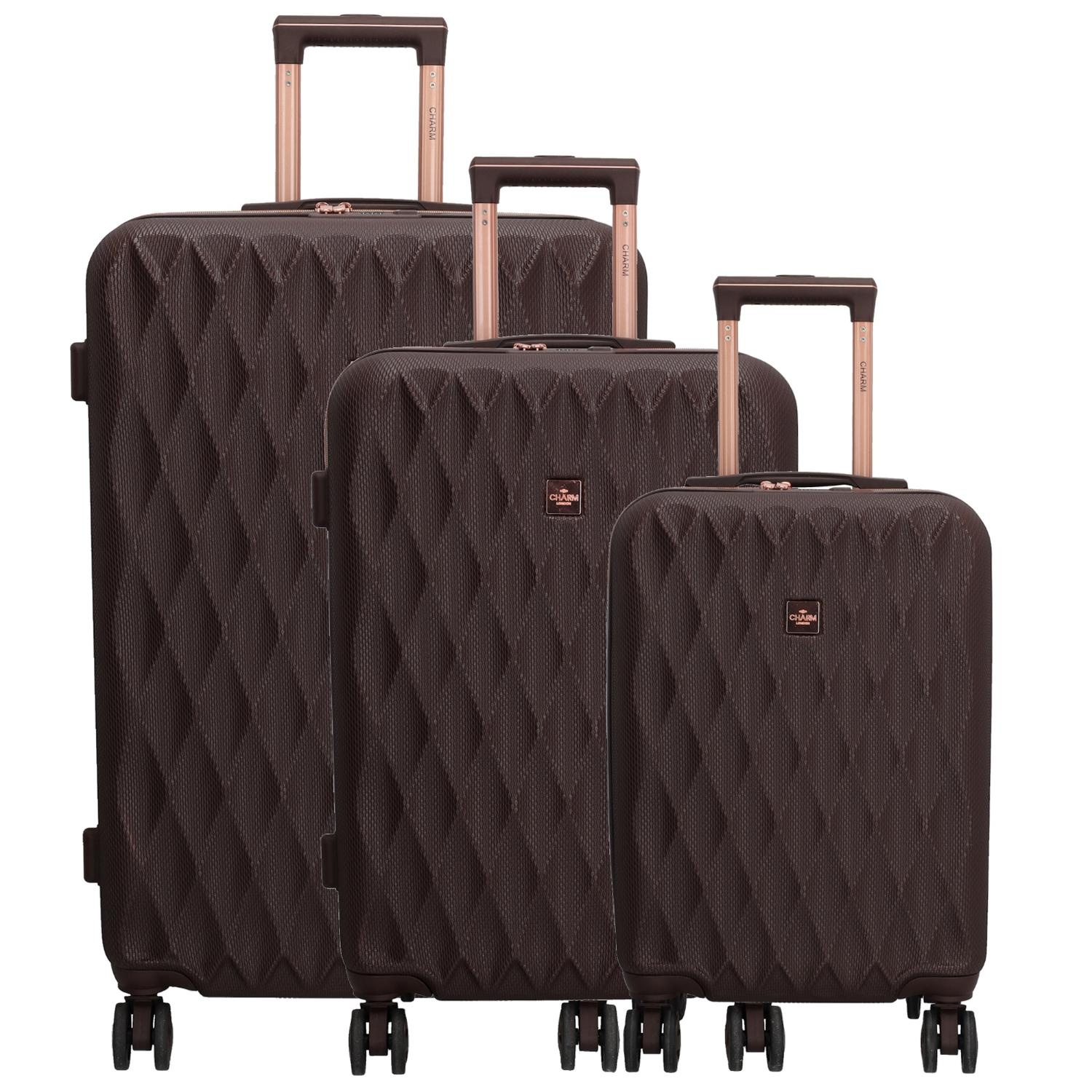 Charm London Harde Koffers bruin