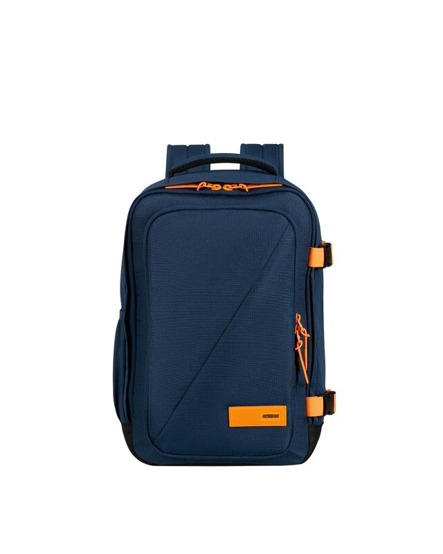 AMERICAN TOURISTER Take2Cabin Casual Backpack S Dark Navy/Radiant Orange