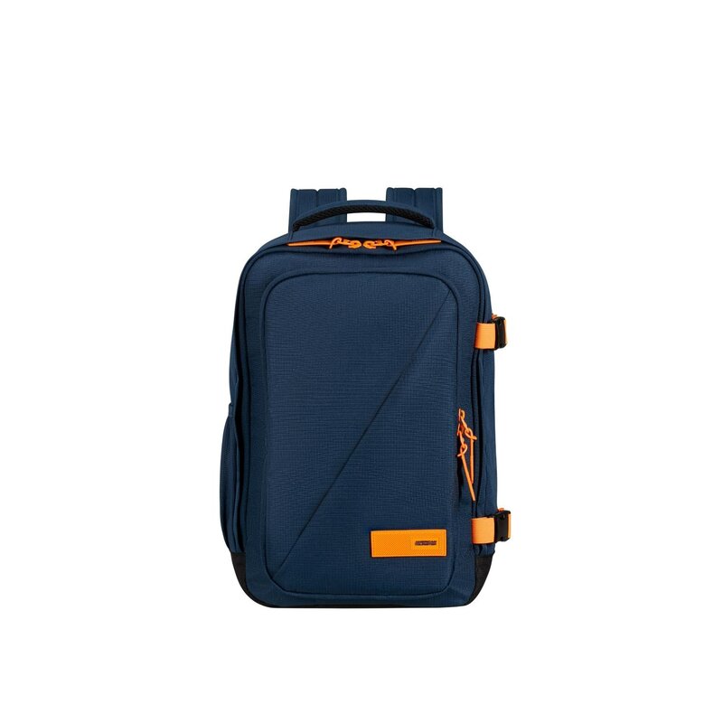 AMERICAN TOURISTER Take2Cabin Casual Backpack S Dark Navy/Radiant Orange
